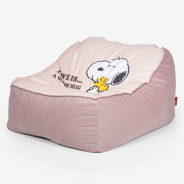 Snoopy Pufa fotel Sloucher - Napis Love 02