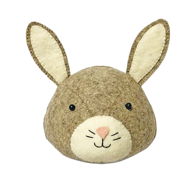 Mini głowa zwierzęcia na ścianę - Króliczek 01
