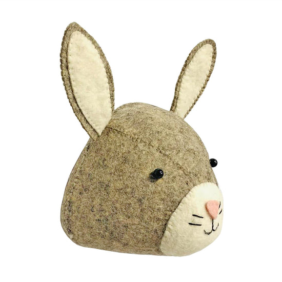 Mini głowa zwierzęcia na ścianę - Króliczek 02