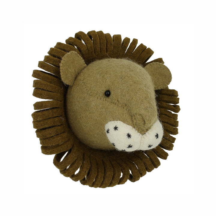 Mini głowa zwierzęcia na ścianę - Lew 02