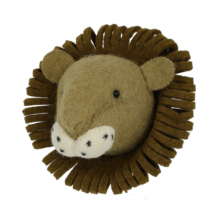 Mini głowa zwierzęcia na ścianę - Lew 03