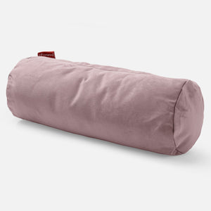 Poszewka na poduszkę ozdobna wałek 20 x 55cm - Aksamit Róż