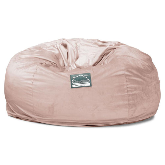 Sofa pufa piankowa gigant CloudSac 1010 XXL - Aksamit Róż 05