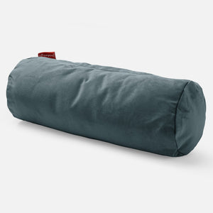 Poszewka na poduszkę ozdobna wałek 20 x 55cm - Aksamit Turkus