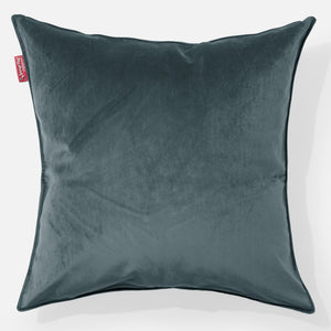 Poszewka na poduszkę ozdobna XL 70 x 70cm - Aksamit Turkus