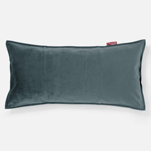 Poszewka na poduszkę XL prostokątna 40 x 70cm - Aksamit Turkus