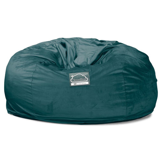 Sofa pufa piankowa gigant CloudSac 1010 XXL - Aksamit Turkus 05