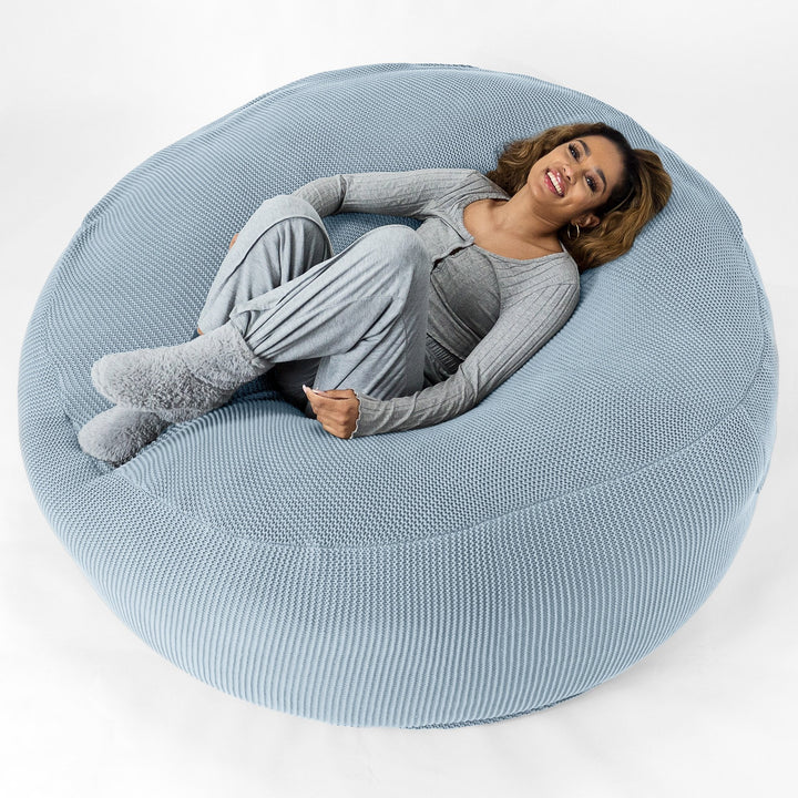 Sofa pufa XXL Mega Mammoth - Bawełna 100% Ellos Gołębi 01