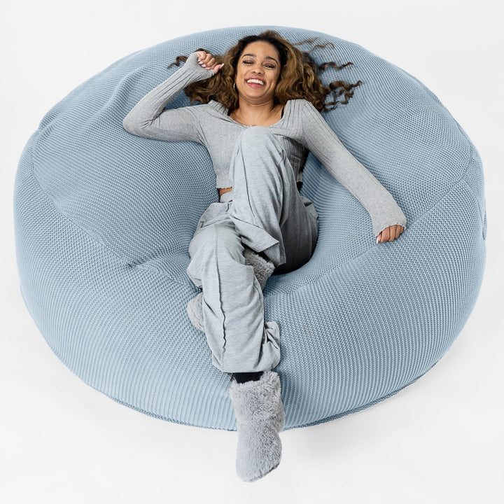 Sofa pufa XXL Mega Mammoth - Bawełna 100% Ellos Gołębi 03