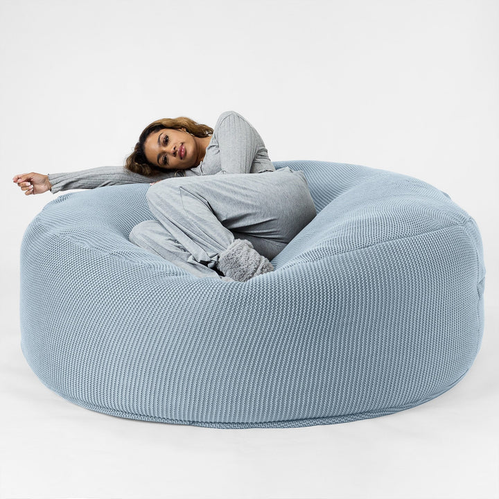 Sofa pufa XXL Mega Mammoth - Bawełna 100% Ellos Gołębi 04