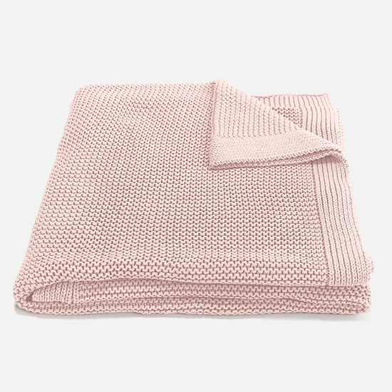 Narzuta / koc - Bawełna 100% Ellos Pastelowy róż 01