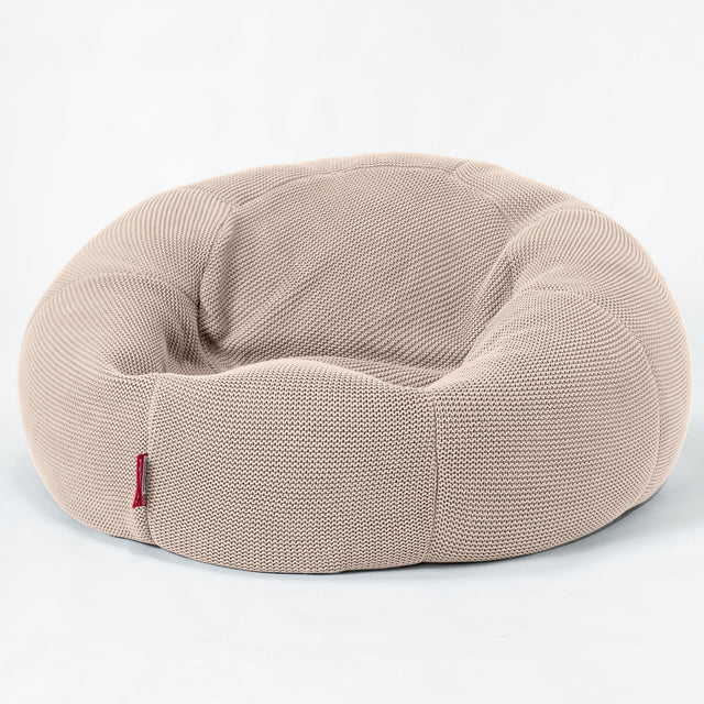 Klasyczna sofa pufa - Bawełna 100% Ellos Śmietanka 01