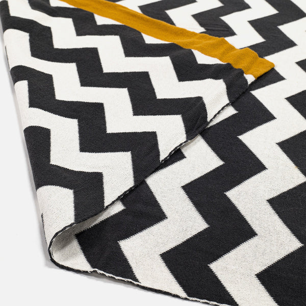 Narzuta / koc - Dzianina Wzór aztecki Fabric Close-up Image