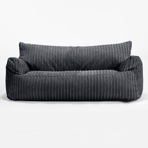Sofa pufa Josephine dla dzieci 1-5 lat - Klasyczny sztruks Czerń
