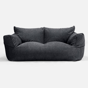 Sofa pufa Josephine - Klasyczny sztruks Czerń