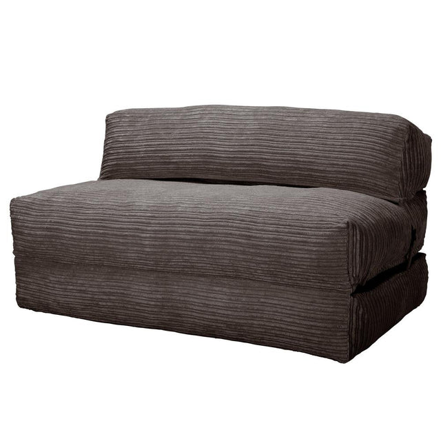 Siedzisko-łóżko podwójne Avery futon - Klasyczny sztruks Grafit szarość 01