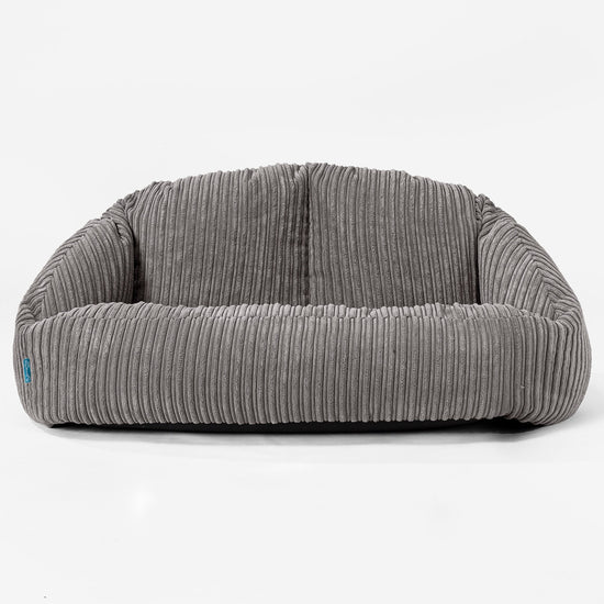 Sofa pufa dla dzieci Bubble 2-6 lat - Klasyczny sztruks Grafit szarość 01