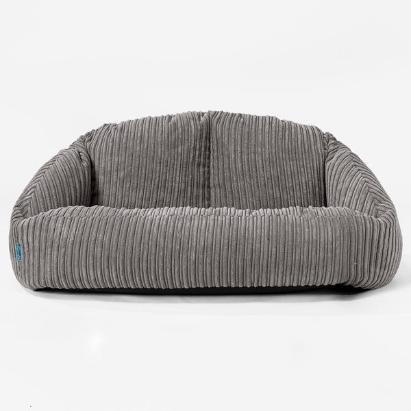 Sofa pufa dla dzieci Bubble 2-6 lat - Klasyczny sztruks Grafit szarość 01