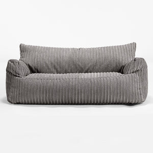 Sofa pufa Josephine dla dzieci 1-5 lat - Klasyczny sztruks Grafit szarość