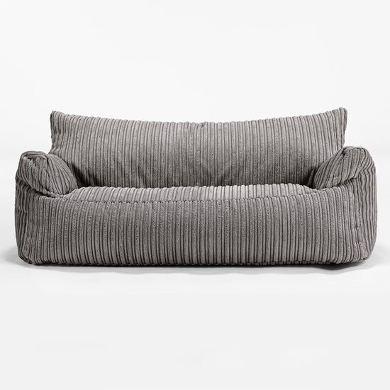 Sofa pufa Josephine dla dzieci 1-5 lat - Klasyczny sztruks Grafit szarość 01