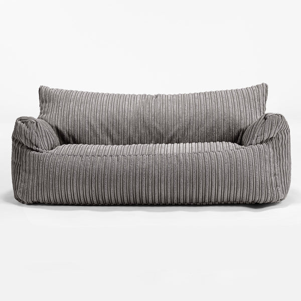 Sofa pufa Josephine dla dzieci 1-5 lat - Klasyczny sztruks Grafit szarość 01