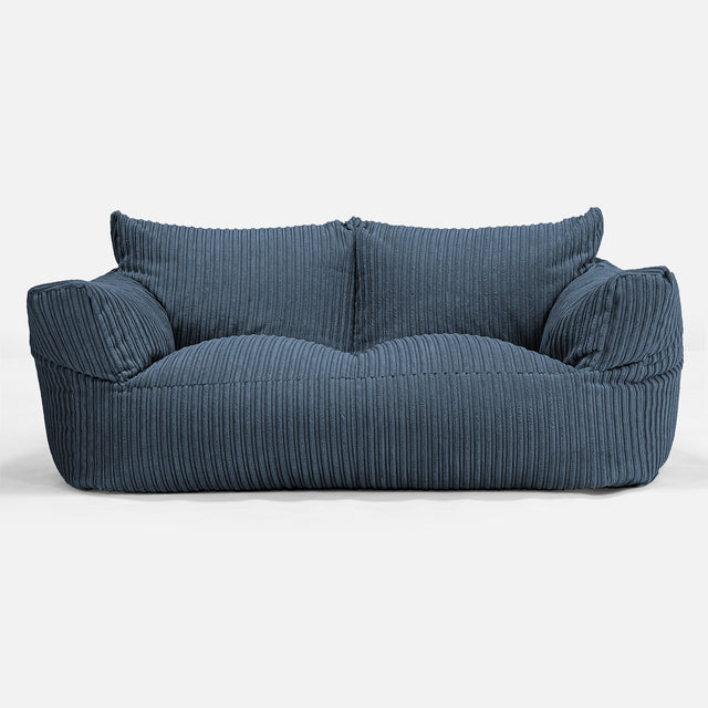 Sofa pufa Josephine - Klasyczny sztruks Granat 01