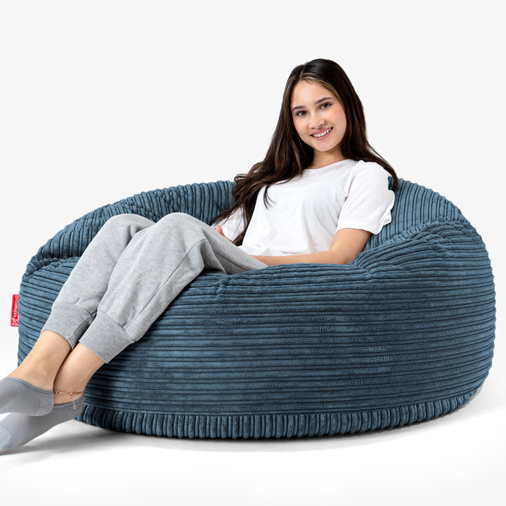 Sofa pufa Mammoth - Klasyczny sztruks Granat 04