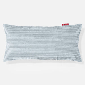 Poszewka na poduszkę XL prostokątna 40 x 70cm - Klasyczny sztruks Jasny błękit