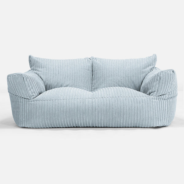 Sofa pufa Josephine - Klasyczny sztruks Jasny błękit 01