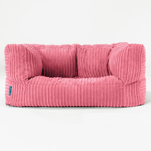 Sofa pufa dla dzieci Albert 2-6 lat - Klasyczny sztruks Koral 01