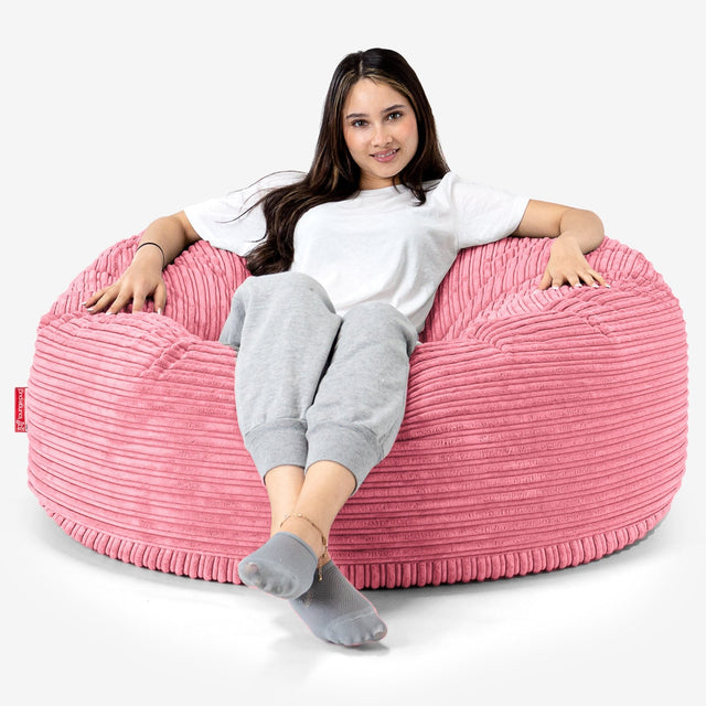 Sofa pufa Mammoth - Klasyczny sztruks Koral 01