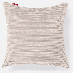 Poszewka na poduszkę ozdobna XL 70 x 70cm - Klasyczny sztruks Kość słoniowa