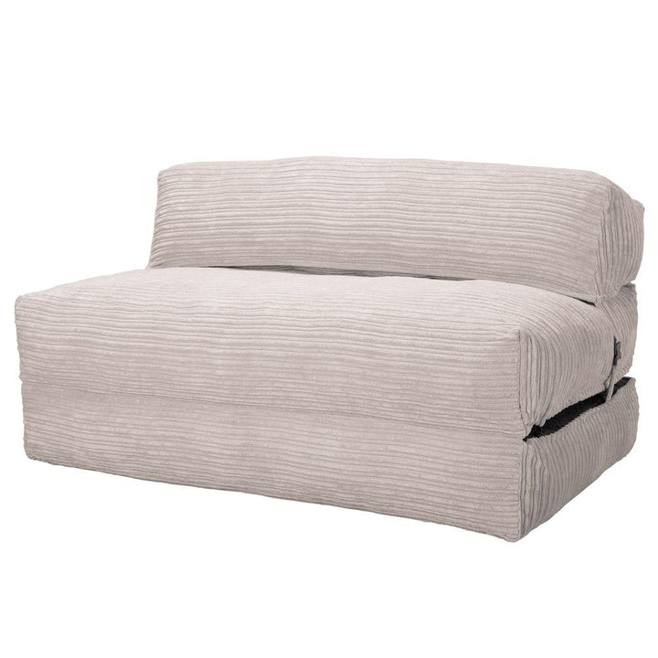 Siedzisko-łóżko podwójne Avery futon - Klasyczny sztruks Kość słoniowa 01