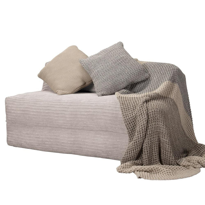 Siedzisko-łóżko podwójne Avery futon - Klasyczny sztruks Kość słoniowa 04