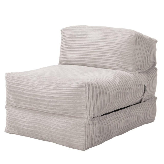 Siedzisko-łóżko pojedyncze Avery futon - Klasyczny sztruks Kość słoniowa 01