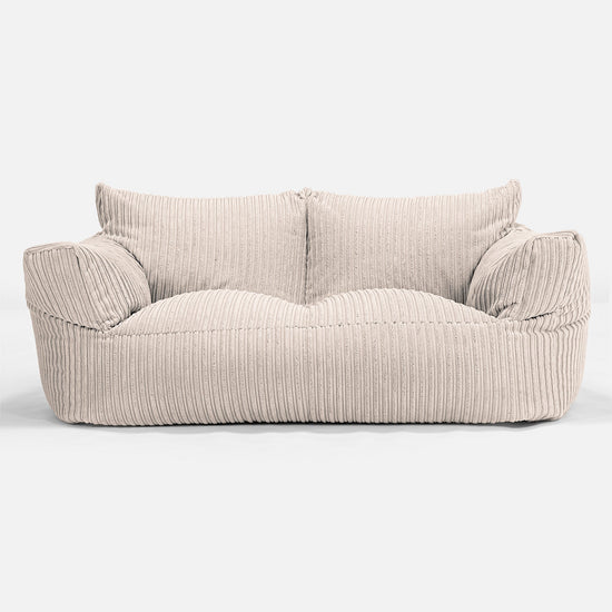 Sofa pufa Josephine - Klasyczny sztruks Kość słoniowa 01
