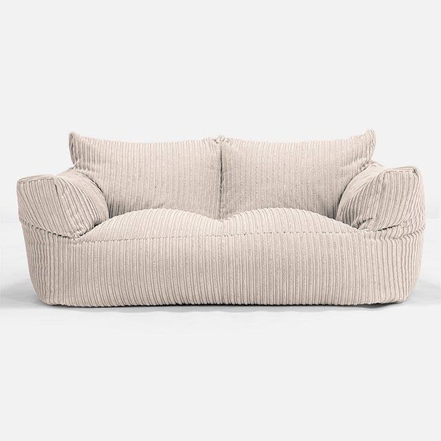Sofa pufa Josephine - Klasyczny sztruks Kość słoniowa 01