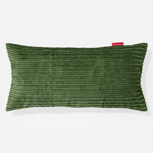 Poszewka na poduszkę XL prostokątna 40 x 70cm - Klasyczny sztruks Leśna zieleń