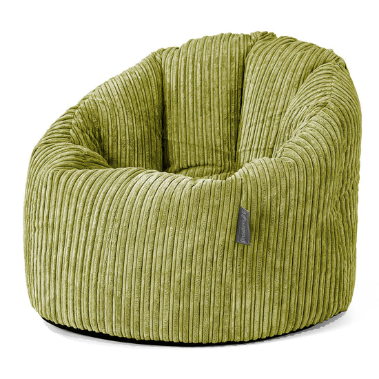 Siedzisko pufa worki sako Cuddle Up - Klasyczny sztruks Limonka 01
