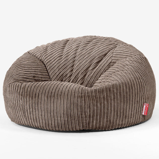 Klasyczna sofa pufa - Klasyczny sztruks Moka 01