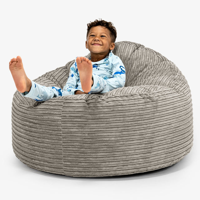 Pufa gigant dla dzieci 3-8 lat Snuggle - Klasyczny sztruks Mysi 01