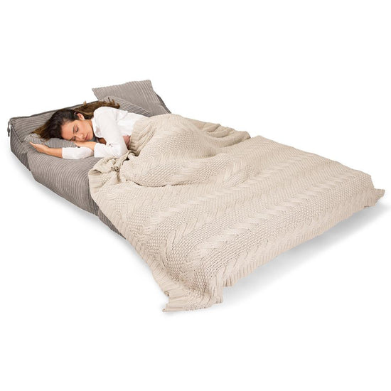 Siedzisko-łóżko podwójne Avery futon - Klasyczny sztruks Mysi 06