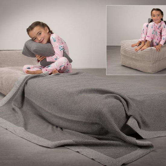 Siedzisko-łóżko pojedyncze Avery futon - Klasyczny sztruks Mysi 02