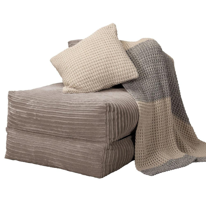 Siedzisko-łóżko pojedyncze Avery futon - Klasyczny sztruks Mysi 04