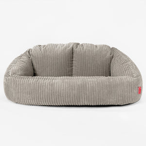 Sofa pufa Bubble - Klasyczny sztruks Mysi