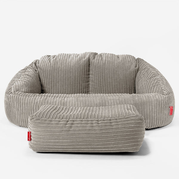 Sofa pufa Bubble - Klasyczny sztruks Mysi 01