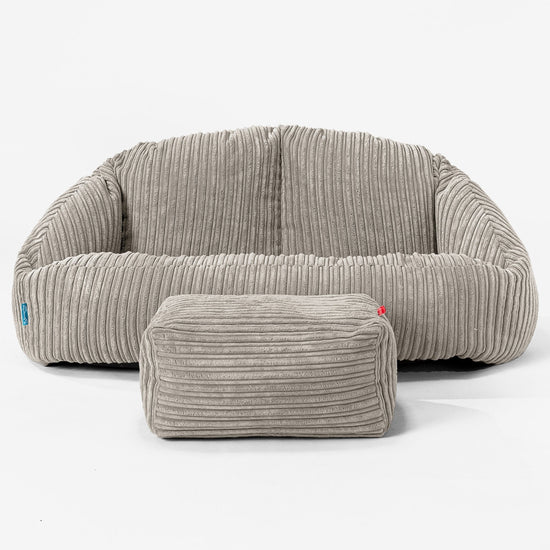 Sofa pufa dla dzieci Bubble 2-6 lat - Klasyczny sztruks Mysi 02