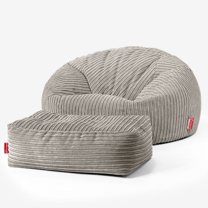 Sofa pufa dla dzieci 6-14 lat - Klasyczny sztruks Mysi 03