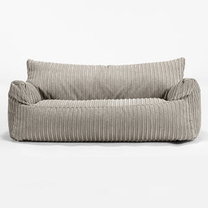 Sofa pufa Josephine dla dzieci 1-5 lat - Klasyczny sztruks Mysi