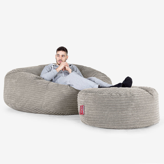 Sofa pufa XXL Mega Mammoth - Klasyczny sztruks Mysi 02